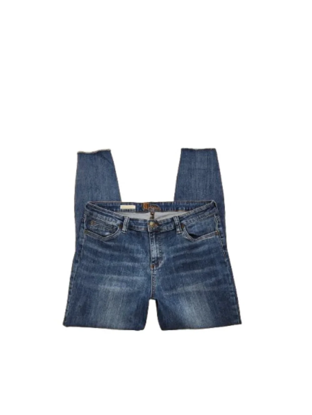 Kut from the Kloth High-Rise Carlo Ankle Skinny Denim Jeans   (Size: 16)